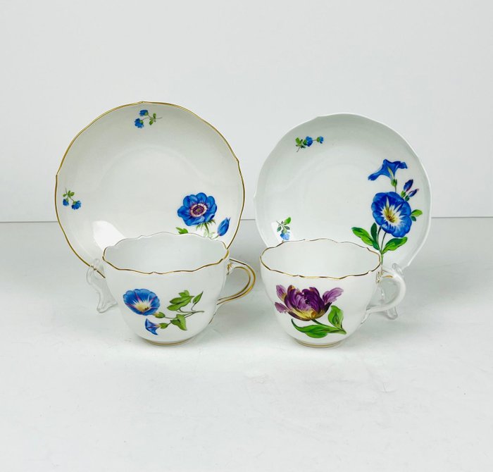 Meissen - Tekop (4) - (NO RESERVE) - Porcelæn