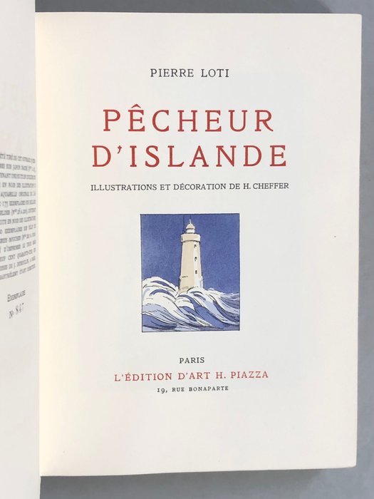 Pierre Loti / Henry Cheffer - Pêcheur d'Islande - 1945