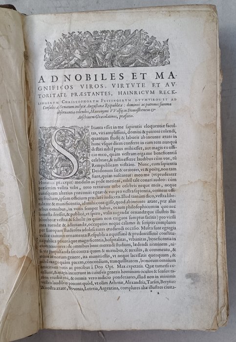 Demosthenis et Aeschinis - Principum Graeciae Oratorum Opera - 1607