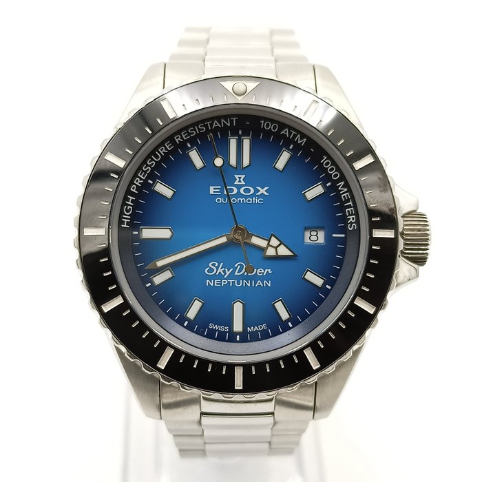 Edox - Sky Diver - Neptunian - 1428418 - 80120 - Mænd - 2010-2020