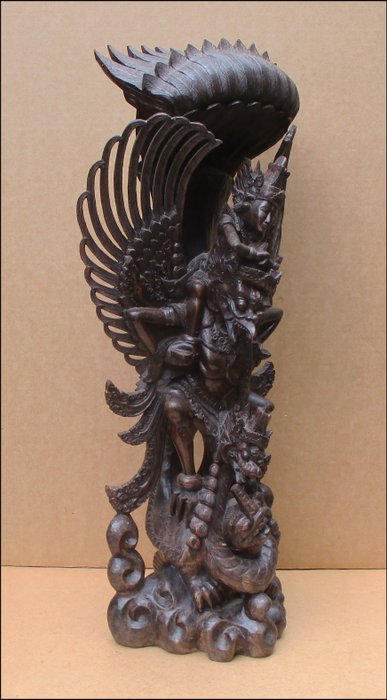 Vishnu på Garuda 66 cm - Bali - Indonesien  (Ingen mindstepris)