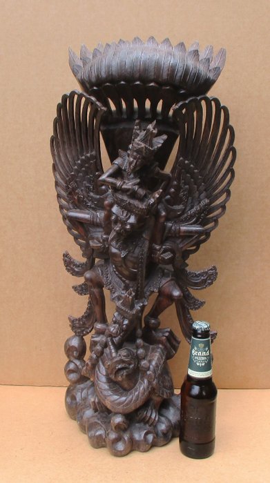 Vishnu på Garuda 66 cm - Bali - Indonesien  (Ingen mindstepris)