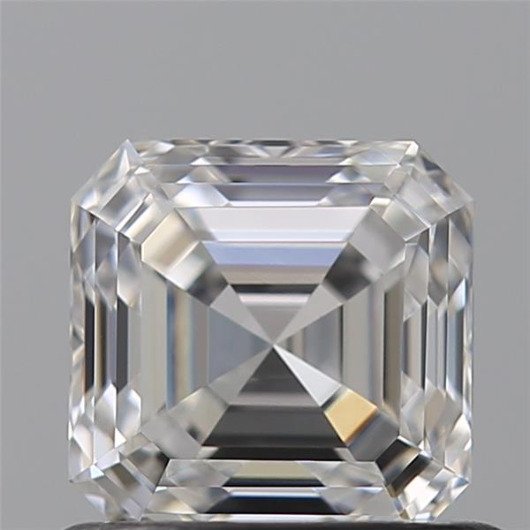 Ingen mindstepris - 1 pcs Diamant  (Natur)  - 0.57 ct - Smaragd - F - VVS2 - Gemological Institute of America (GIA)