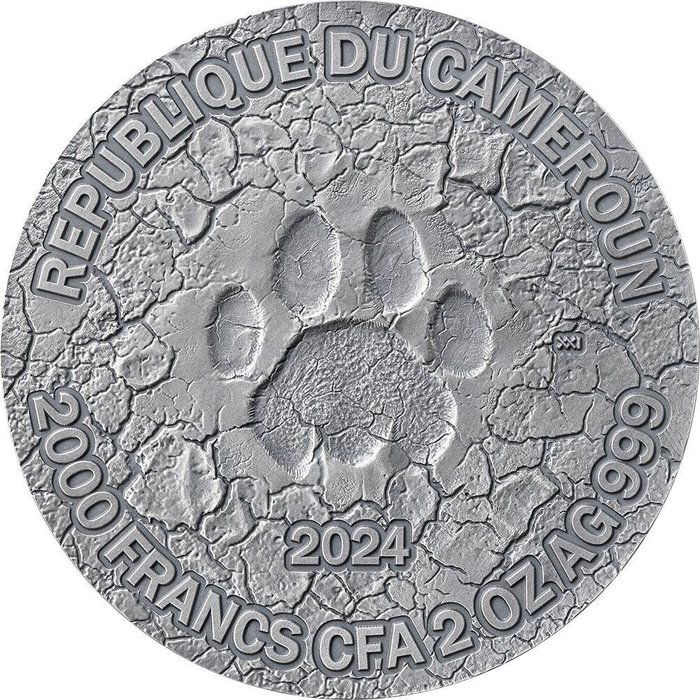 Cameroun. 2000 Francs 2024 "Grace Of Lioness, Circle of Life"