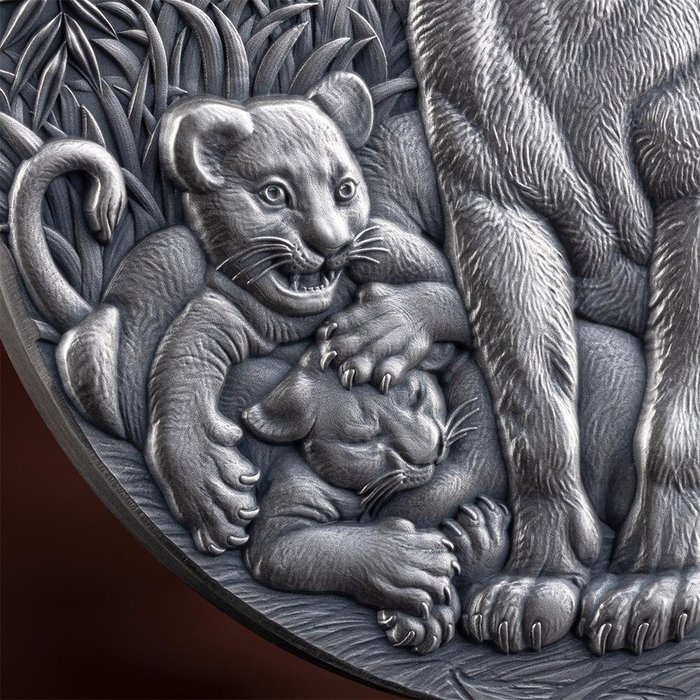 Cameroun. 2000 Francs 2024 "Grace Of Lioness, Circle of Life"