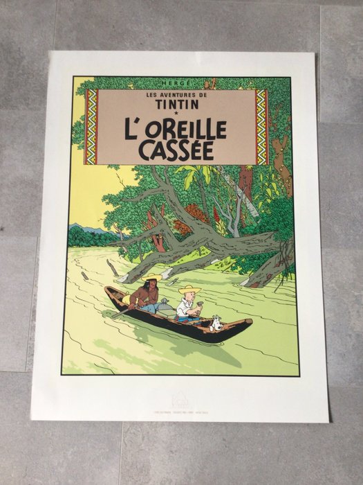 Hergé - Lithographie Escale - Les Aventures de Tintin -  L'Oreille Cassée - 1980‹erne