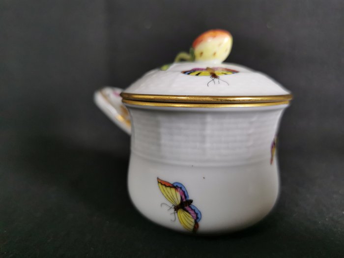 Herend - Kop og underkop - Chocolate cup - Rothschild Bird - Porcelæn