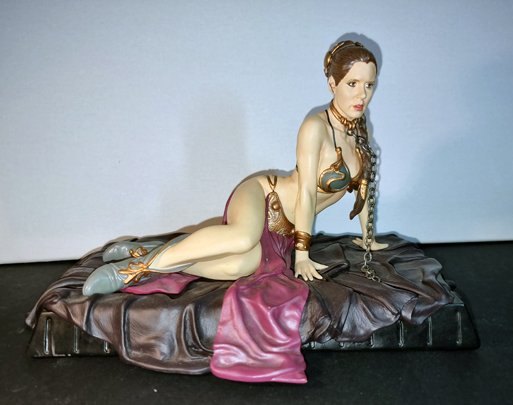 Gentle Giant - Statuette Princess Leia as jabba's slave - 19 cm - Harpiks