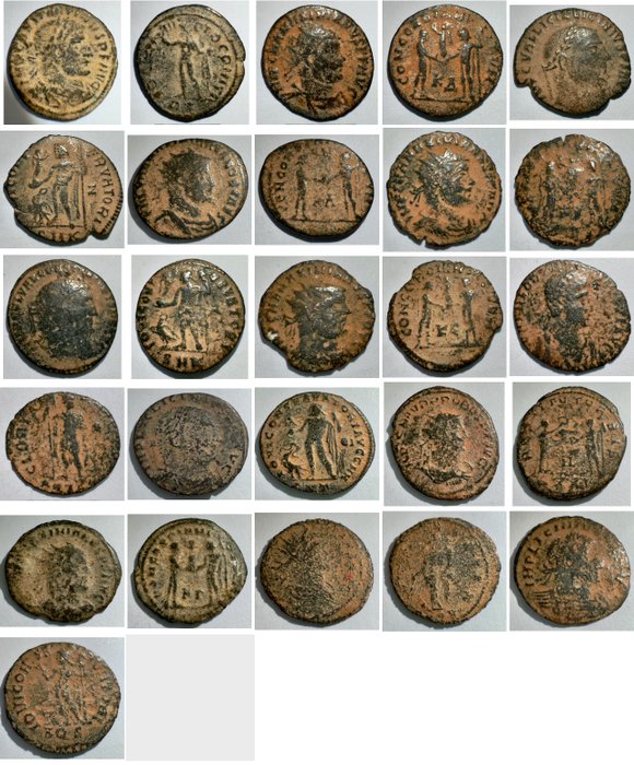 Romarriket. Including Maximinus II, Licinius II and Constantine I.  (Ingen mindstepris)