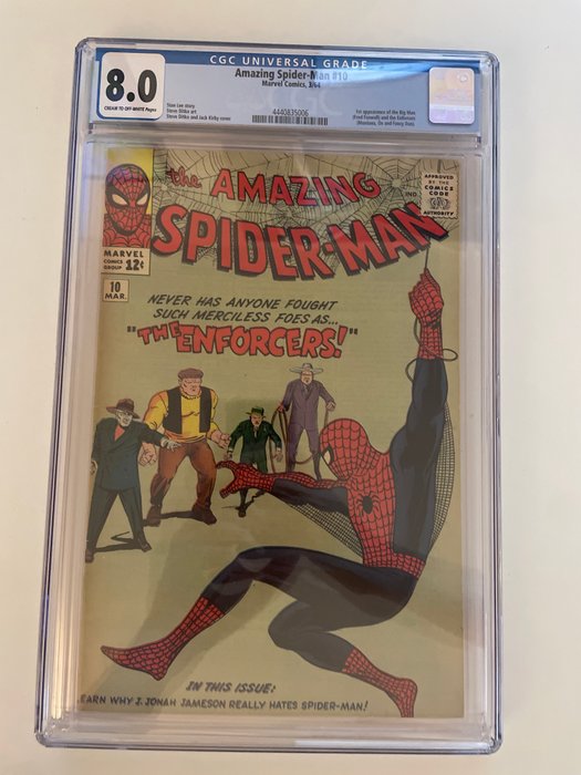 Amazing Spider-Man #10 - 1st appearance of the Big Man and the Enforcers - CGC 80 HIGH - 1 Graded comic