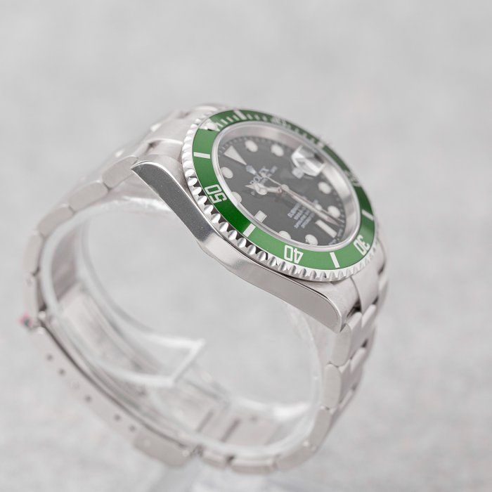 Rolex - Submariner Date 'Kermit' - 16610LV - NOS  Full Stickers - Mænd - 2005