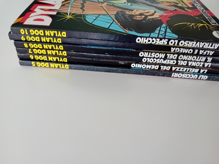 Dylan Dog 5-6-7-8-9-10 - Dylan Dog - 6 Comic - Første udgave - 1987