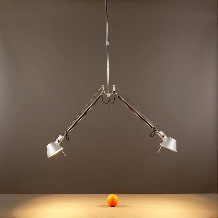 Artemide - Michele De Lucchi - Loftslampe - duo bracci - Aluminium