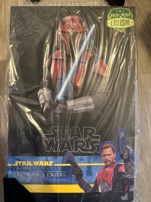 SideShow legetøj  - Actionfigur HOTTOYS TMS126 FIGURINE 1/6 OBI-WAN (MANDALORIAN ARMOR) EXCLUSIVE 31 CM - STAR WARS: THE CLONE WARS - 2020+ - Nordamerika