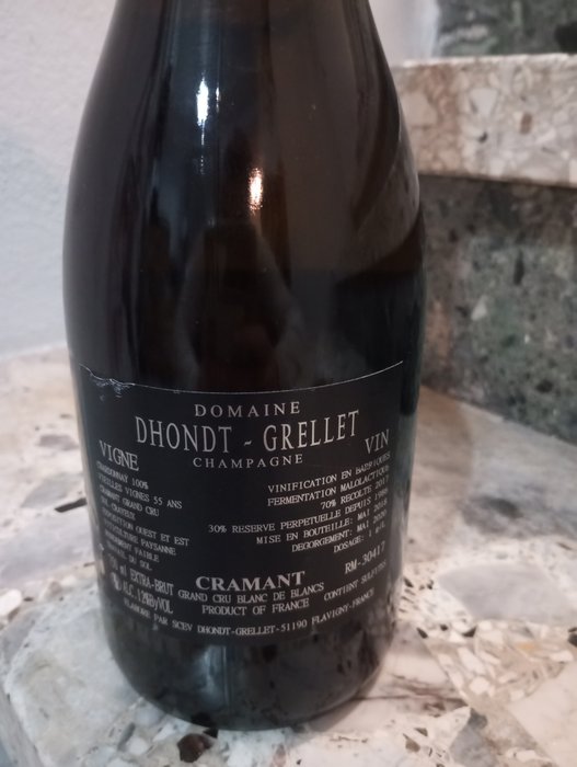 2019 Cramant, Dhont-Grellet - Champagne - 1 Flaske (0,75L)