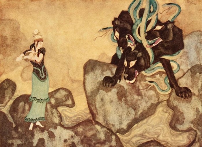 Edmund Dulac (ill) - Edmund Dulac's Picture Book - 1915