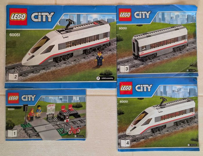 Lego - 60051 - Train de passagers à grande vitesse LEGO City 60051