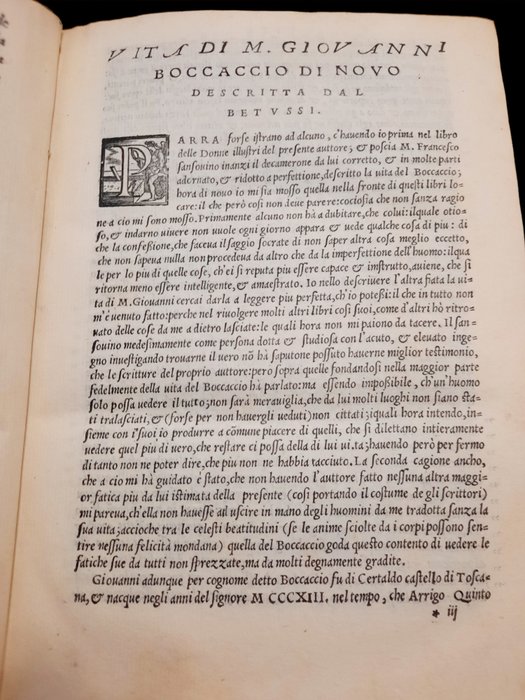 Boccaccio, Giovanni - Genealogia de gli Dei - I Quin deci libri di M. Giovanni Boccaccio - 1547