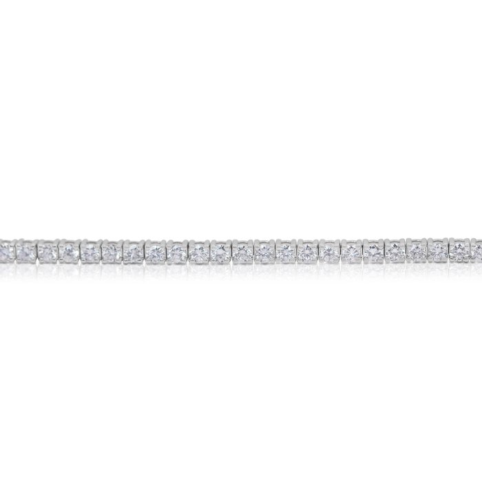 Armbånd - 18 kraat Hvidguld -  3.86ct. tw. Diamant (Natur)