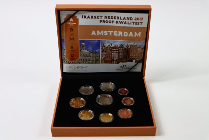 Holland. Proof Set 2017 "Amsterdam"  (Ingen mindstepris)