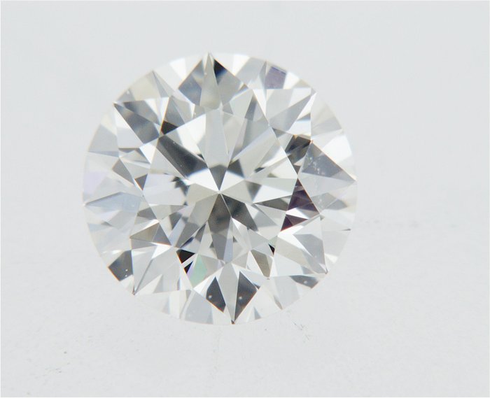 1 pcs Diamant  (Natur)  - 0.50 ct - Rund - H - VVS2 - Gemological Institute of America (GIA) - a37