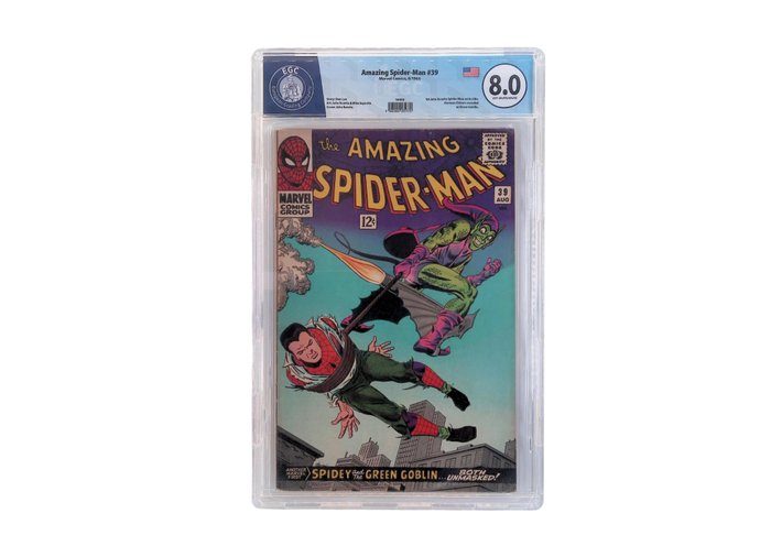 Amazing Spider-Man #39 - EGC graded 8.0 - 1 Graded comic - 1966