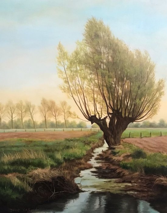 Joost Van Den Eynde (XX) - Verfijnd rivier landschap