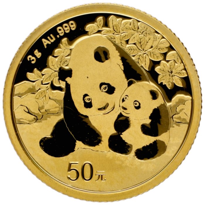 Kina 50 Yuan 2024 "Panda" 3g (999)