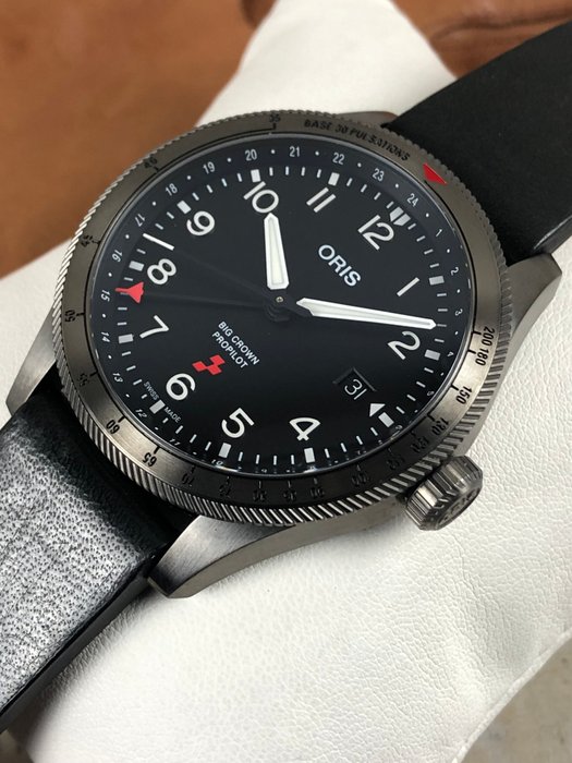 Oris - Big Crown ProPilot Okavango Air Rescue Limited Edition GMT - 01 798 7773 4284-HB-ZQL-Set - Mænd - 2011-nu