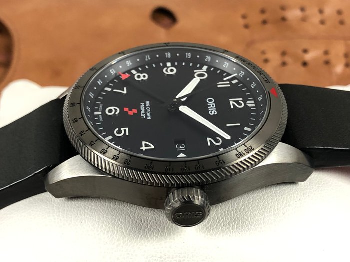 Oris - Big Crown ProPilot Okavango Air Rescue Limited Edition GMT - 01 798 7773 4284-HB-ZQL-Set - Mænd - 2011-nu