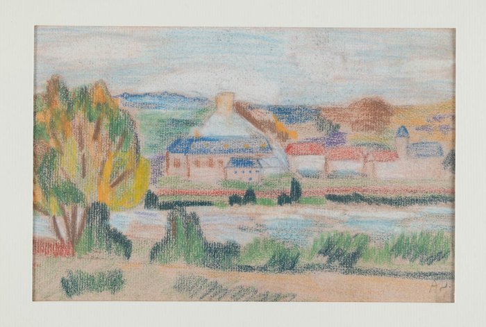 Abel Lauvray (1870-1950) - La Roche-Guyon