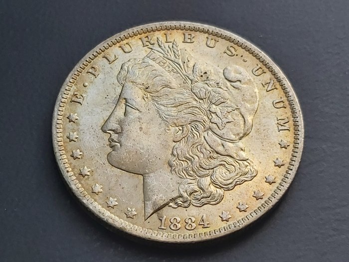 Förenta staterna Morgan Dollar 1884-O  (Ingen mindstepris)