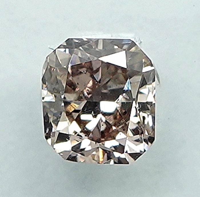 Ingen mindstepris - 1 pcs Diamant  (Naturfarvet)  - 0.36 ct - Light Rosa Brun - SI1 - International Gemological Institute (IGI)