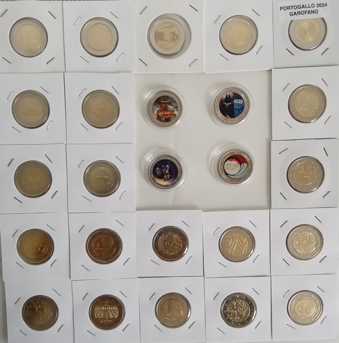 Europa 2 Euro 1999/2024 (25 monete)  (Ingen mindstepris)