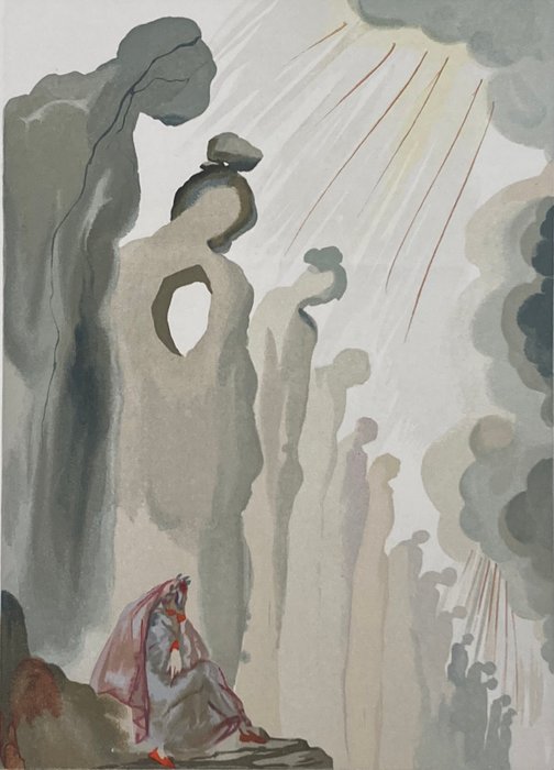 Salvador Dali (1904-1989) - The Second Cornice - Divine Comedy