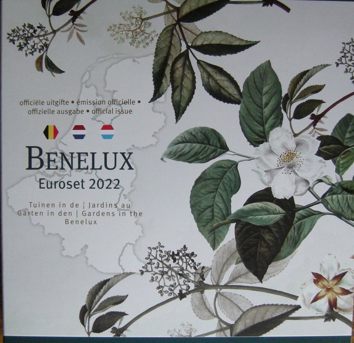 Benelux. BeNeLux set 2022 (incl. penning)  (Ingen mindstepris)