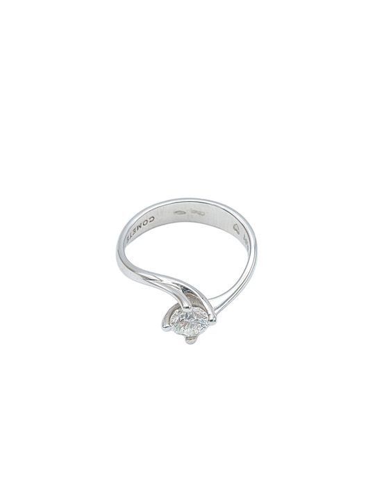 Comete - Ring - 18 kraat Hvidguld -  051ct tw Diamant (Natur)