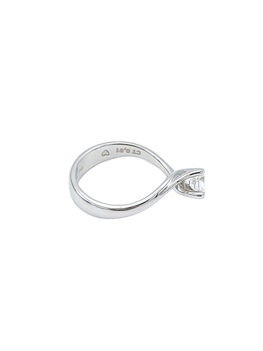 Comete - Ring - 18 kraat Hvidguld -  051ct tw Diamant (Natur)