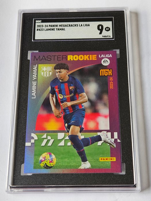 2023/24 - Panini - Megacracks Liga EA Sports - Lamine Yamal - #423 Master Rookie - 1 Graded card - SGC 9