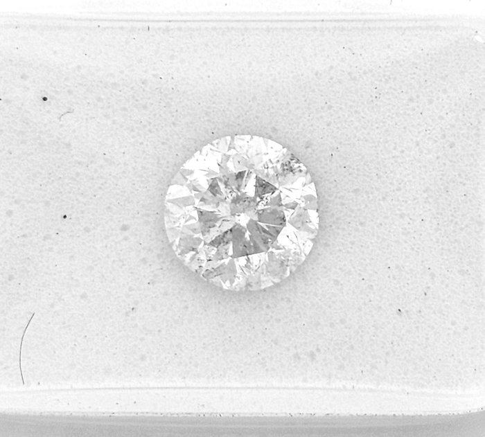 1 pcs Diamant  (Natur)  - 1.00 ct - Rund - D (farveløs) - SI3 - Gemewizard Gemological Laboratory (GWLab)