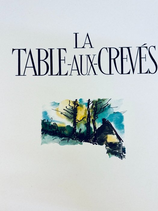 Marcel Aymé / Maurice de Vlaminck - La Table-aux-crevés - 1960