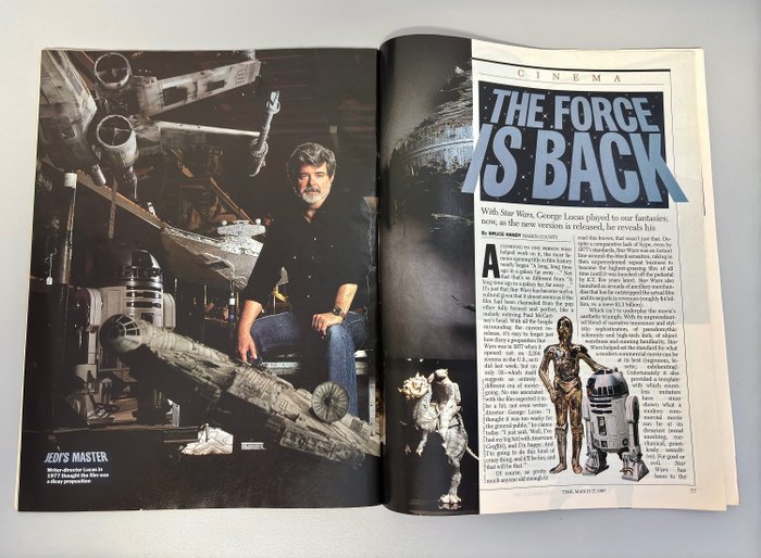 Time Magazine - The Return Of Star Wars - George Lucas - 1997