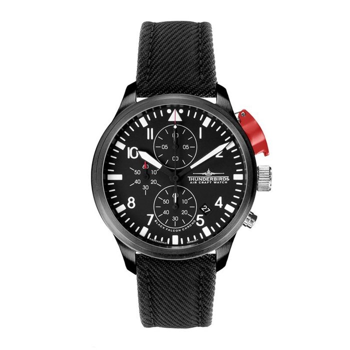 Thunderbirds - Ingen mindstepris - Black Edition Chrono Quartz - 45 mm - Mænd - 2011-nu