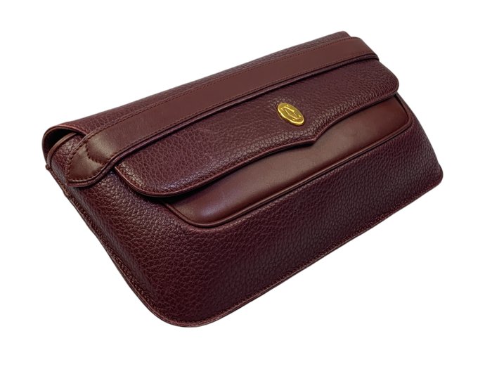 Cartier - Bordeaux color Leather - Håndtaske uden hank