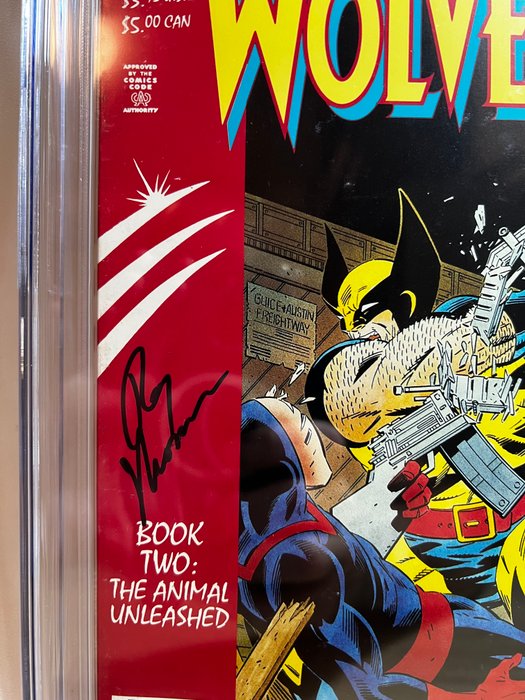 The Wolverine Saga 2 - Signed by Ray Thomas - 1 Signed graded comic - Første udgave - 1989 - CGC 9.4