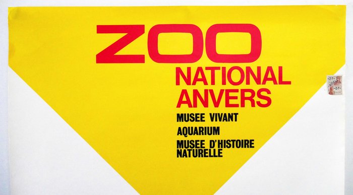 Paul Funken - ZOO National d'Anvers - de réputation mondiale - 1960‹erne