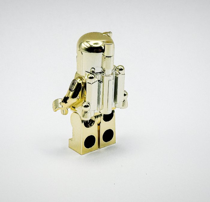 Lego - Star Wars - Gold Plated Boba Fett Custom Item on Lego Parts