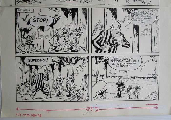 Attanasio, Dino - 1 Original page - Spaghetti - (années 1970)