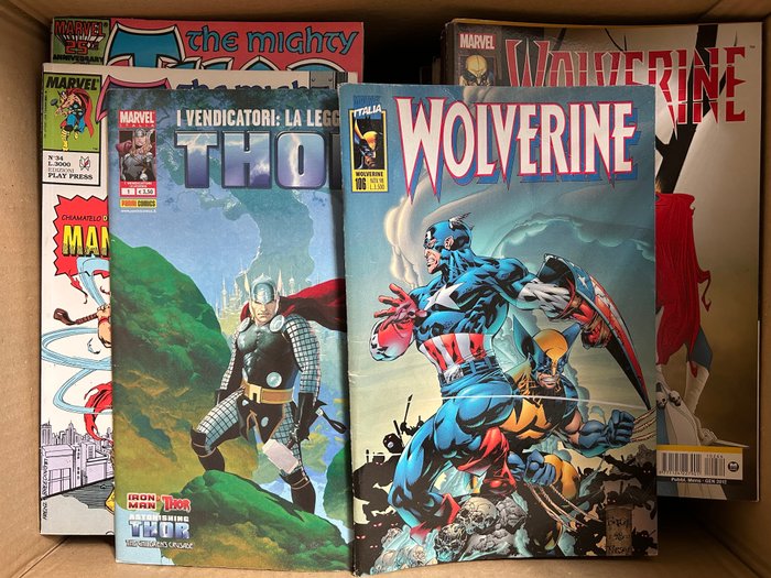 Wolverine, Thor 70x albi assortiti - Wolverine - Thor - 70 Album - Første udgave - 2000