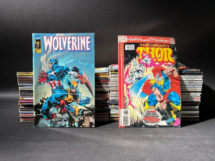 Wolverine, Thor 70x albi assortiti - Wolverine - Thor - 70 Album - Første udgave - 2000